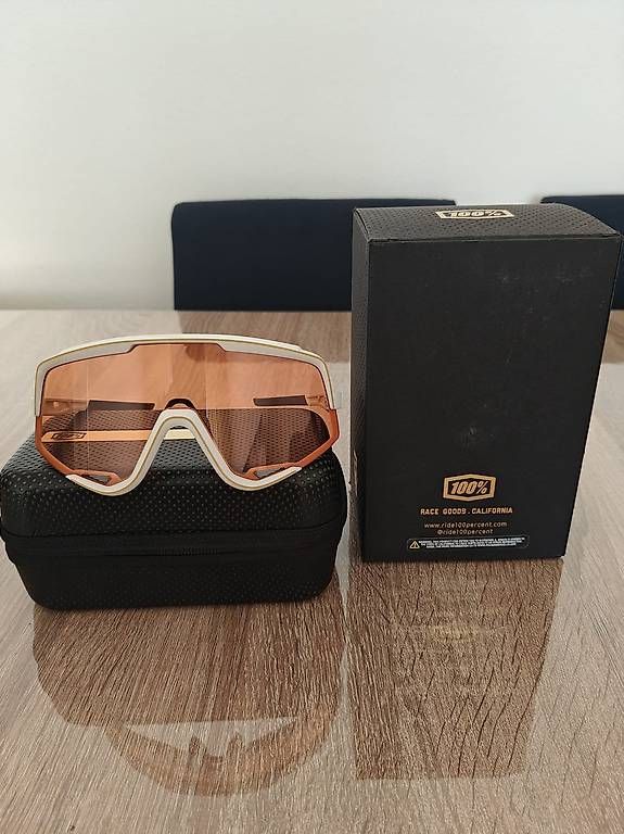 Occhiali & Lenti: 100% Glendale Soft Tact Off White, Persimmon – Usato da Mönchaltorf venduto da addap 3