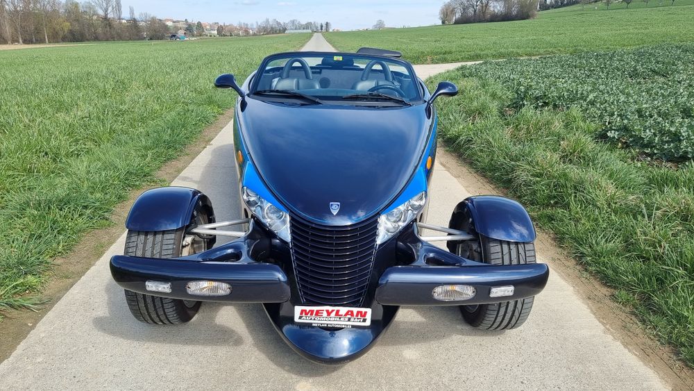 Miniature Chrysler Prowler Violette 1/43 - UNIVERSAL HOBBIES - Occasion Boîte