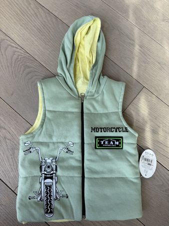 Minitix Baby Set «Motorcycle» Weste, Pullover & Hose – NEU m