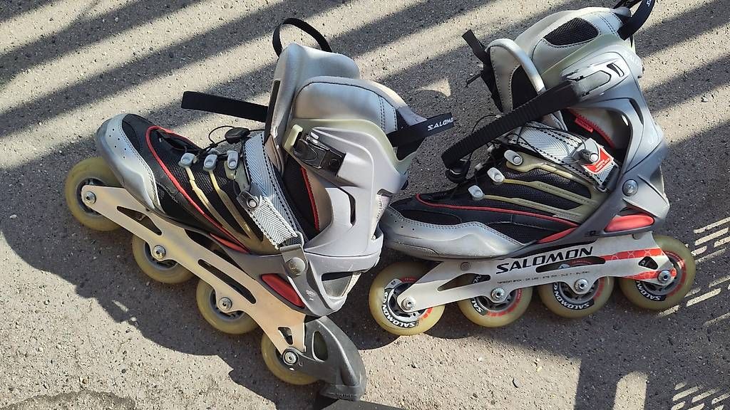 Pattini in linea & Pattini a rotelle: Salomon Inline Skates - Gr. 44 – Usato da Schlieren venduto da dasrecht