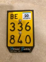 BE 336 840 Mofa Nummernschild