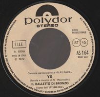7 "BALLETTO DI BRONZO IL / DEMIS ROUSSOS YS / MY REASON juke