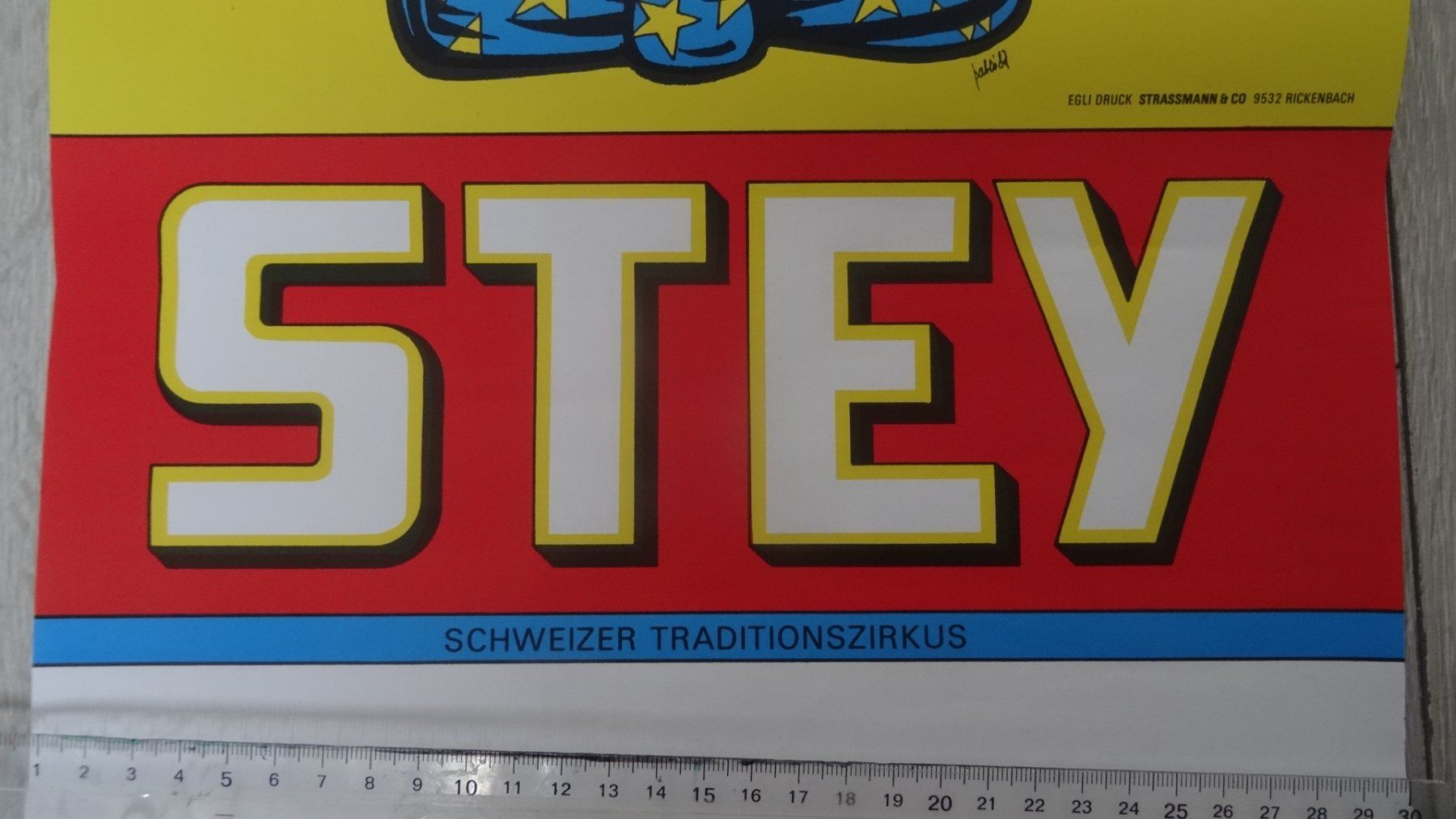 Foto & Immagini: Zirkus Stey Plakat Schweizer Traditionzirkus – Usato da Ehrendingen venduto da CHMEX 1