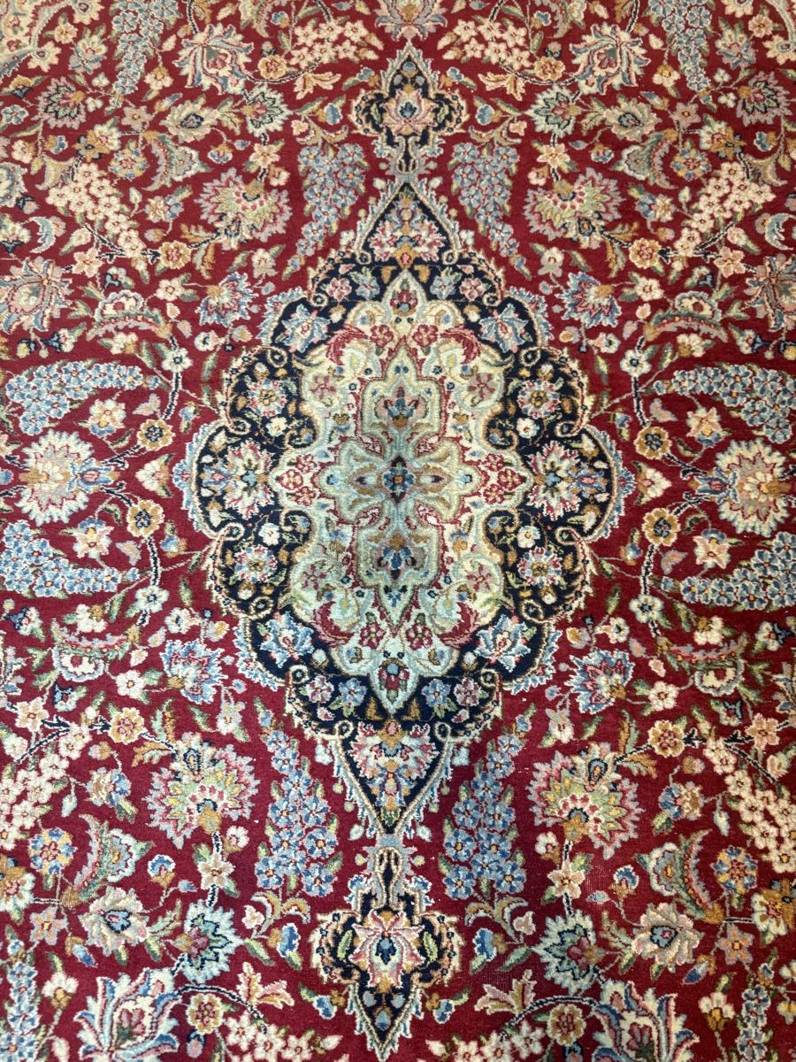 Tappeti: Wunderschöner originaler Kerman-Teppich mit Signatur – Usato da Chur venduto da Mohammad.miga 1