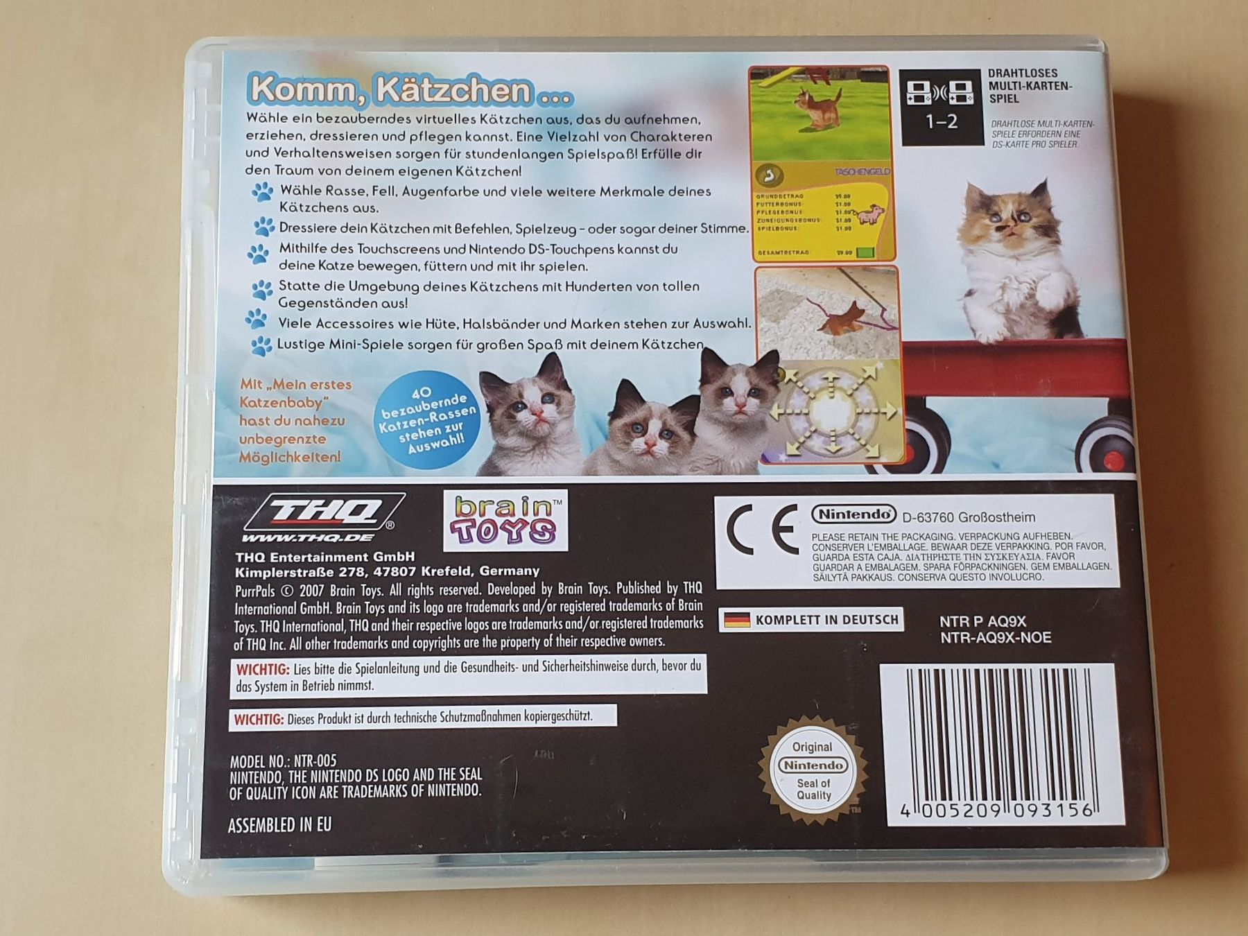 Nintendo Giochi: Mein erstes Katzen Baby – Usato da Stansstad venduto da collectorsshop 1