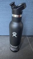 Schwarze Hydro Flask Trinkflasche - Ideal für den Sport! Neu