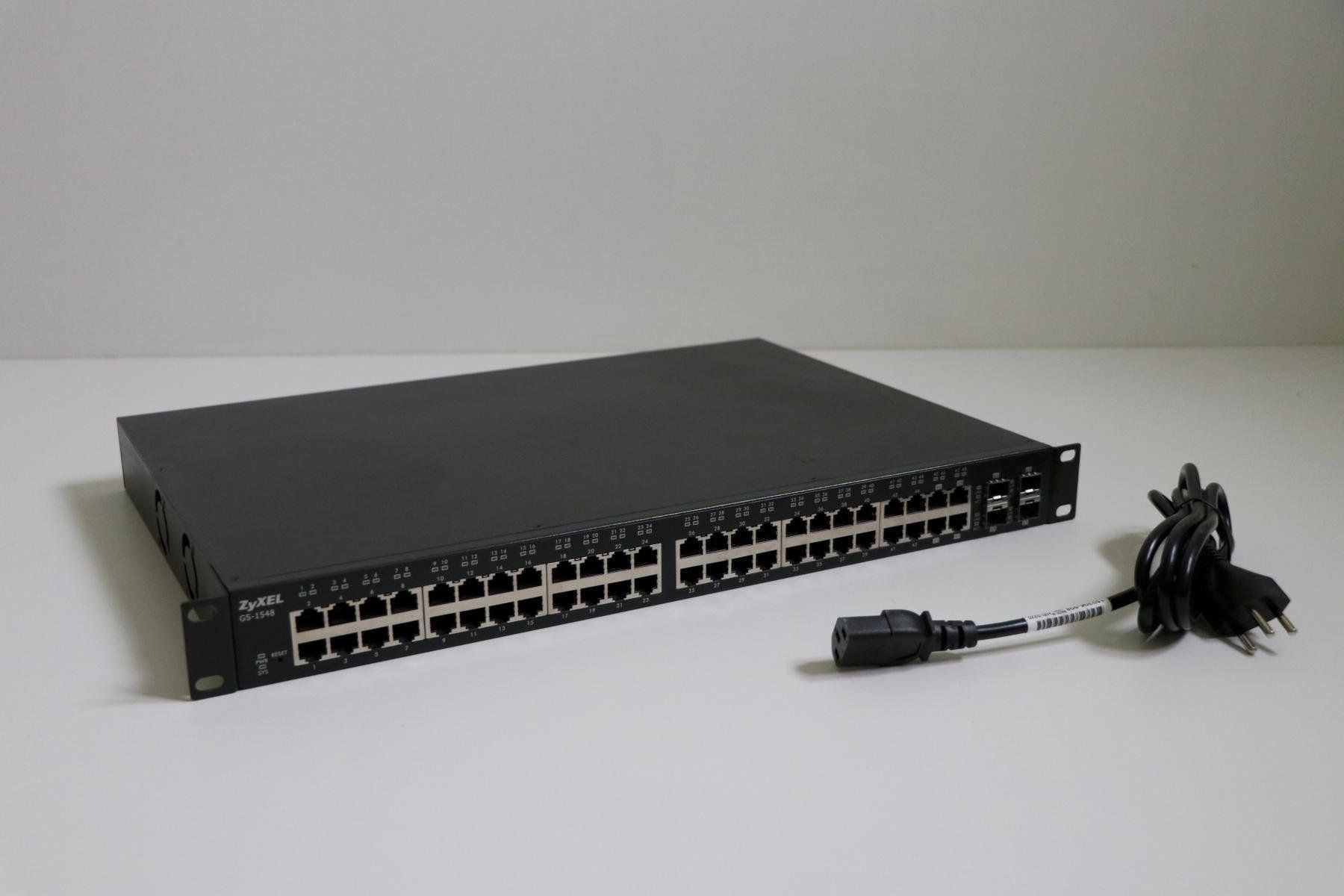 Zyxel Hub & Switch: ZyXEL GS-1548 Managed Switch – Usato da Unterkulm venduto da nmz 3
