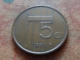 PAYS-BAS  Nederland  5  Cent  1996