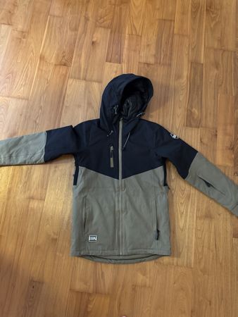 Beach Mountain Ski-/Winterjacke – Grösse XS – Khaki/Schwarz