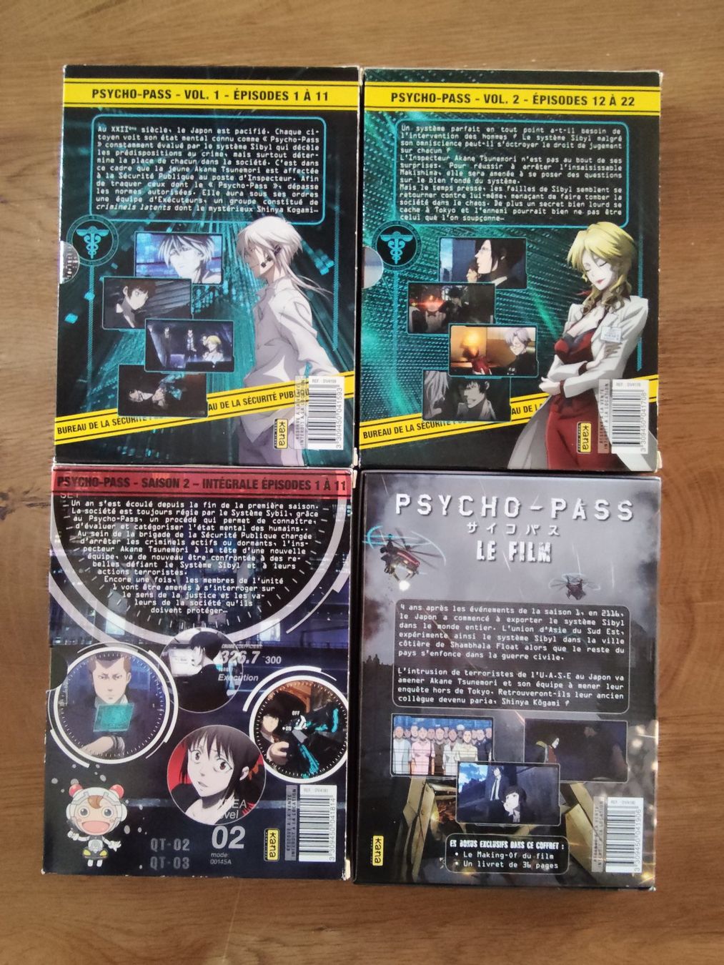 Tutti i DVDs: Psycho-Pass Intégrale - Blu-ray - EDITION LETALE+Film - RARE – Usato da Fribourg venduto da gzi_7tpn 1