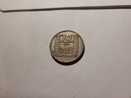 10 Francs Frankreich 1933 Silber