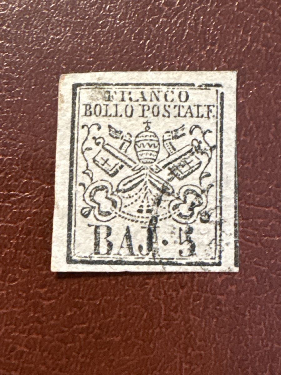 Tous les timbres: Timbre postal ancien "FRANCO BOLLO POSTALE" BAJ. 5 – D'occasion à Carouge GE par irma016