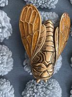 Broche cigale signée René Gouin vintage