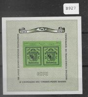 Genfer Block W18 Bl. 10 ** postfrisch MNH 1943