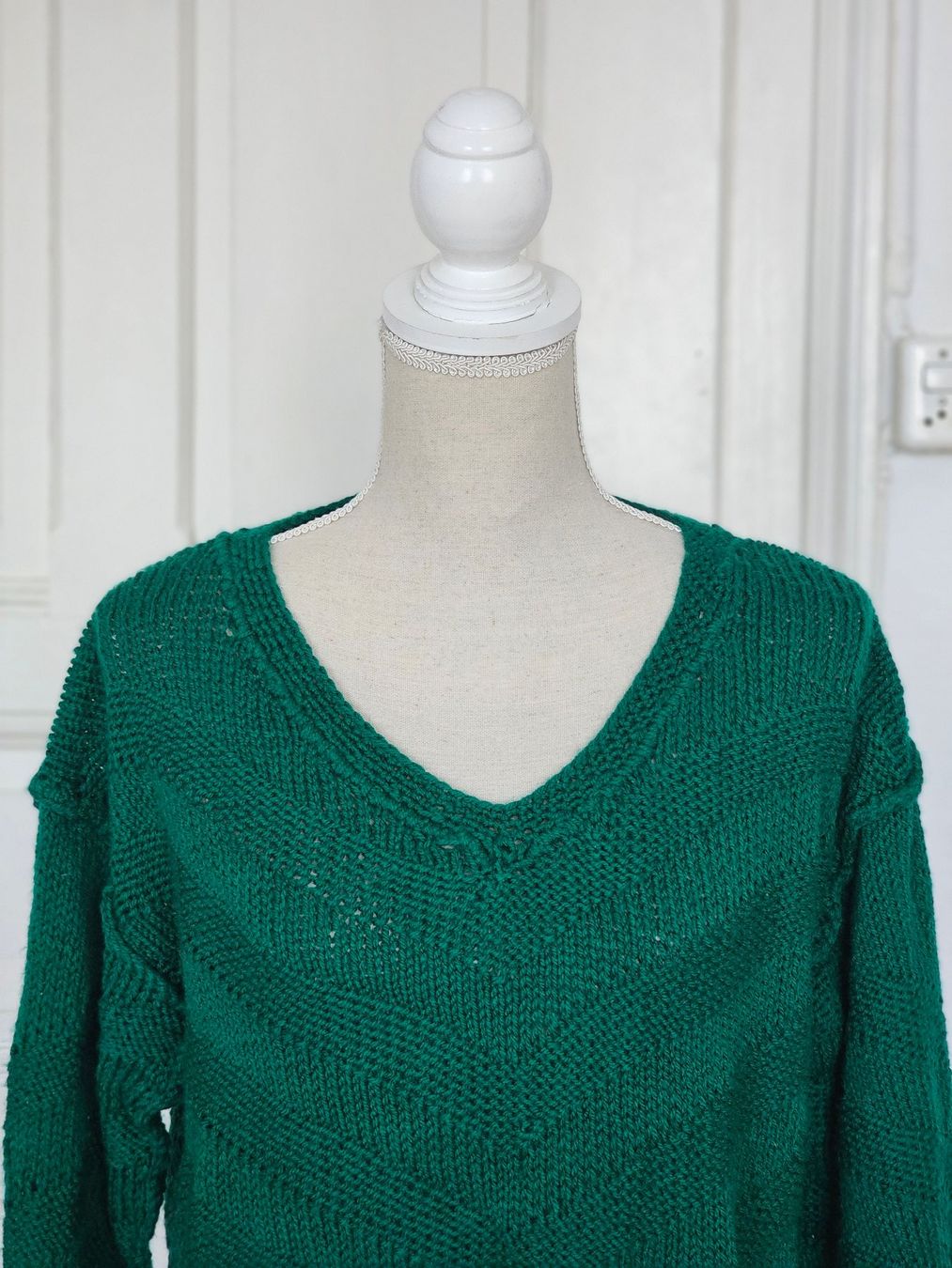 Maglioni & Felpe: Strickpulli Smaragdgrün Gr. L – Usato da Ried-Brig venduto da Zzyzx 1
