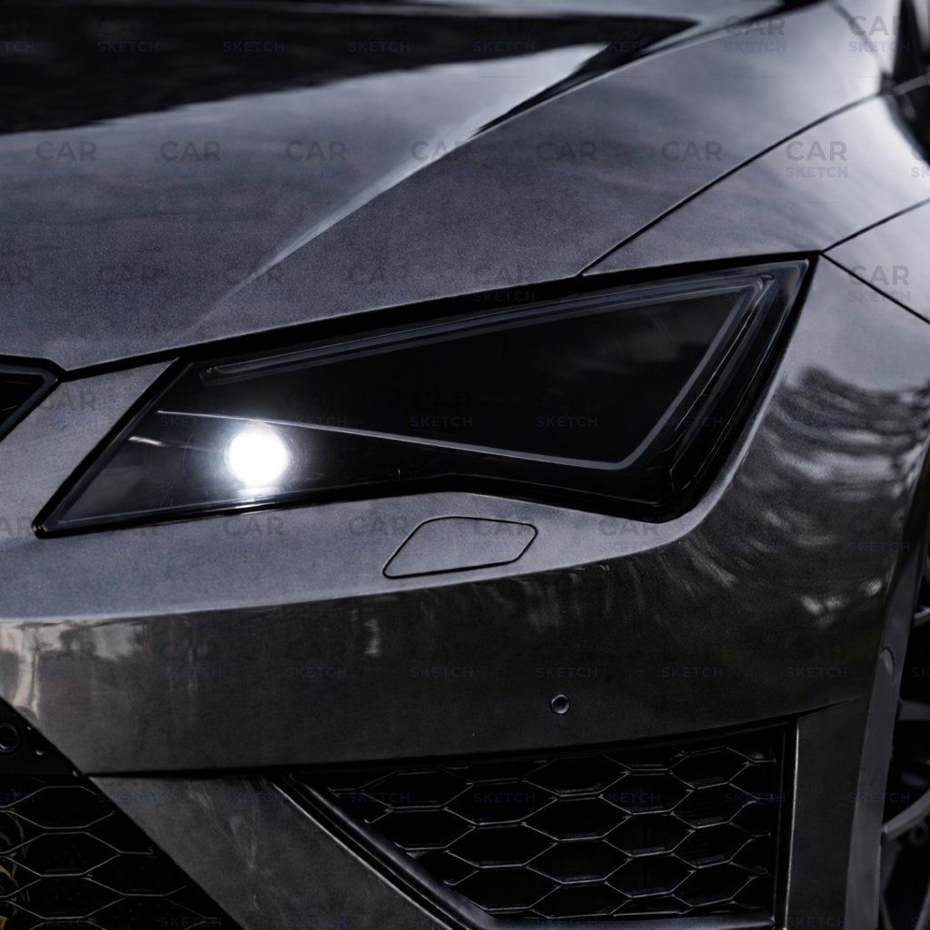 Fari: Seat Leon 5F Scheinwerfer-Lufteinlass mit LED – Nuovo (secondo la descrizione) da Dietikon venduto da CarSketch 1