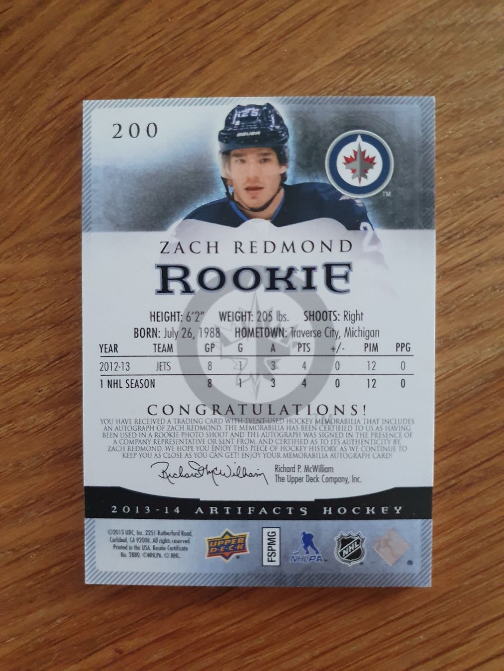 NHL Sammelbilder & Trading cards: NHL Rookie karte – Gebraucht aus Büren an der Aare von Trash4 1