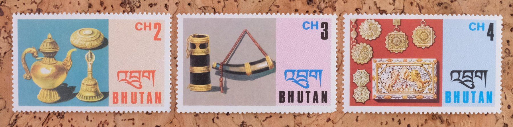 Tutti i francobolli: Briefmarken Bhutan, ungestempelt – Usato da Zürich venduto da Melody2000