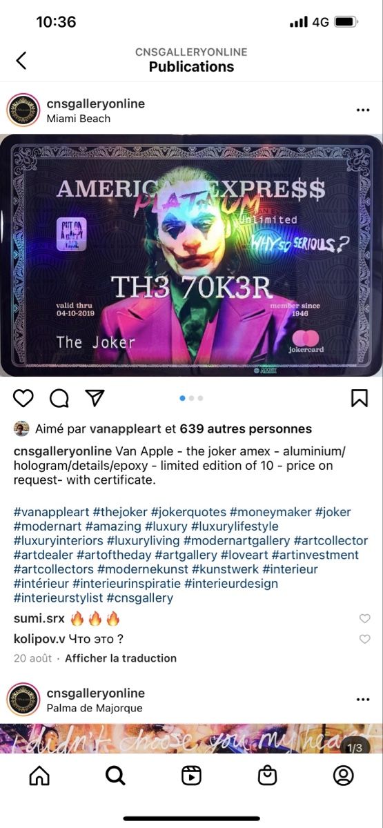 Gemälde: The Joker - Van Apple Art – Neu und originalverpackt aus boudry von jul_sv92 6