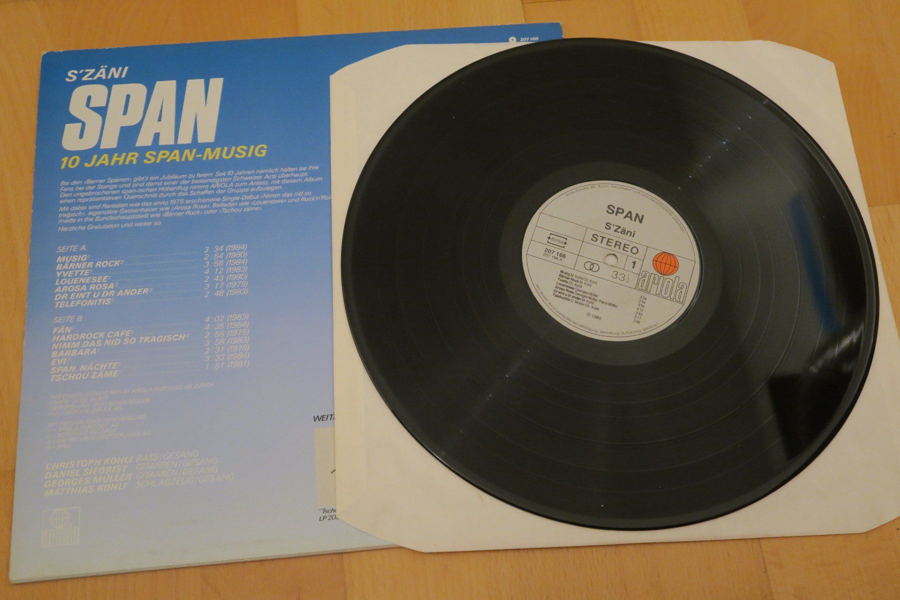 Dischi in vinile: Span – S'Zäni – Usato da Thun venduto da Karibu70 2