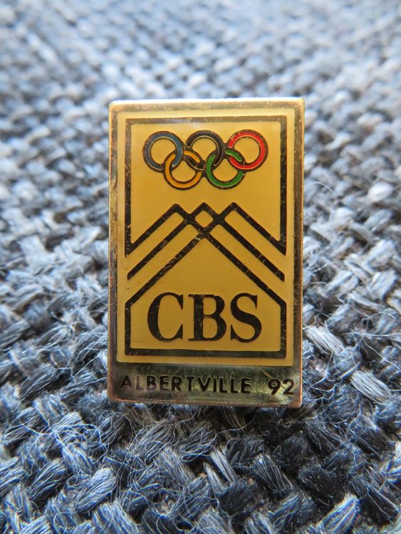 Pin's CBS Jeux Olympiques Albertville 1992 | Kaufen auf Ricardo