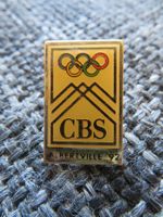 Pin's CBS Jeux Olympiques Albertville 1992