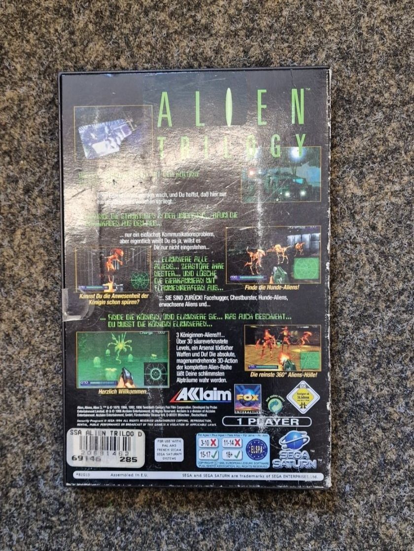 Sega Spiele: SEGA Saturn Game Alien Trilogy – Gebraucht aus Neuhausen am Rheinfall von  2