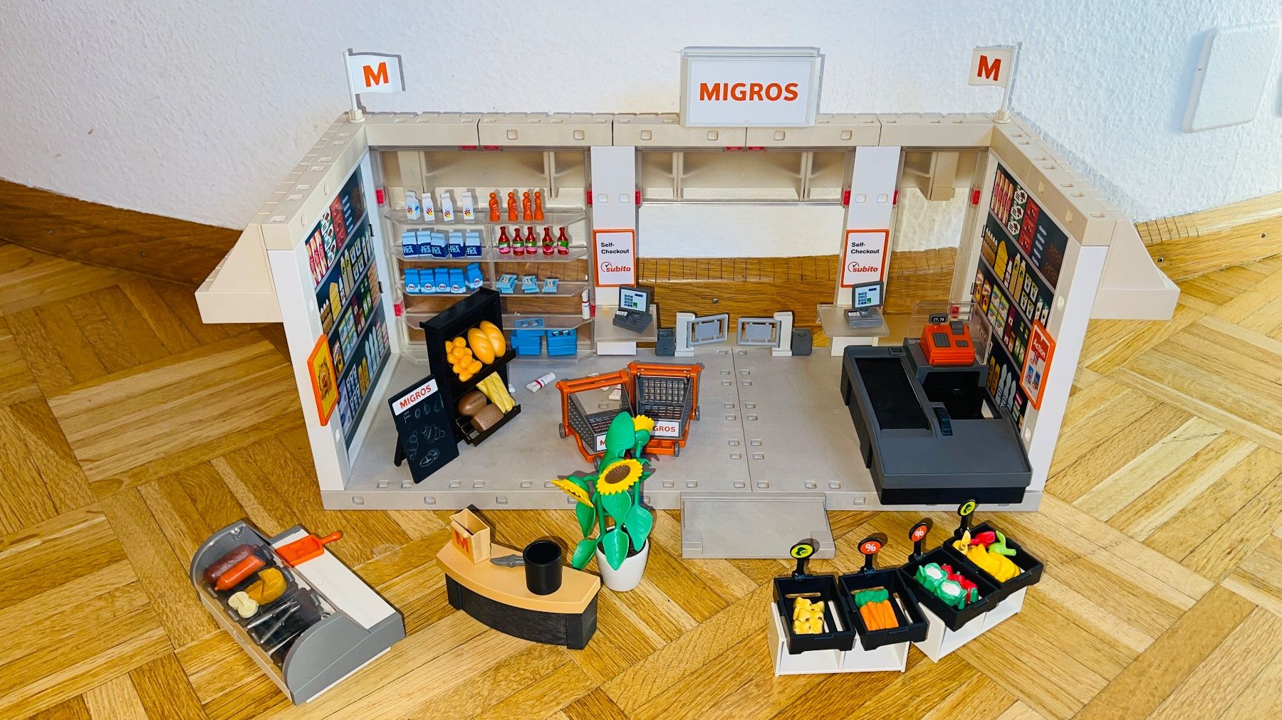 Playmobil Giocattoli: Playmobil Migros Mania Einkaufsladen – Usato da Schönenbuch venduto da marisli80
