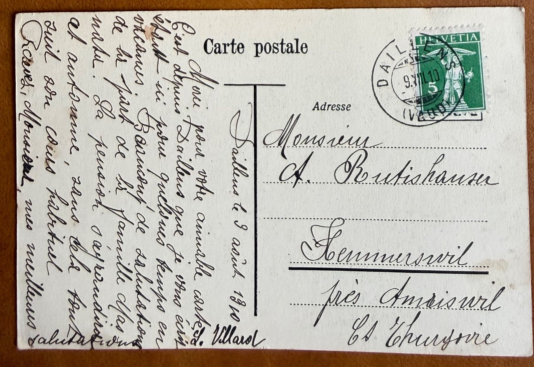 Cartoline postali: Lausanne - Belle vue de 1910 – Usato da Lutry venduto da Ediego 1