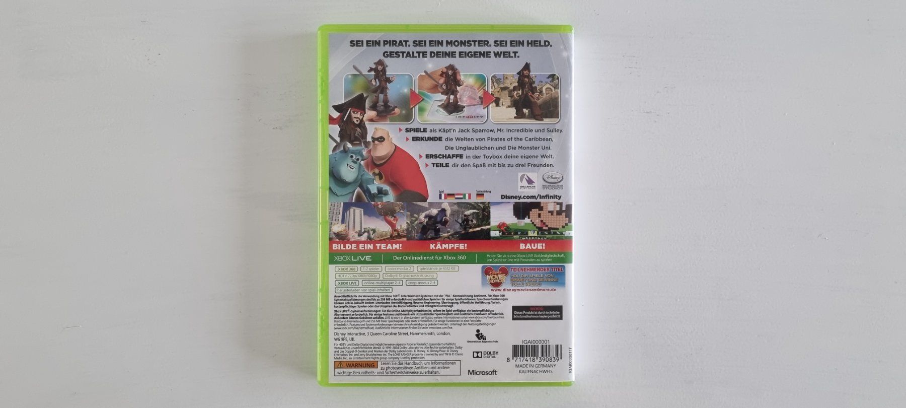 Disney Giochi: Disney Infinity 1.0 Xbox 360 Spiel Start Set – Usato da Birsfelden venduto da val_d9c2 5
