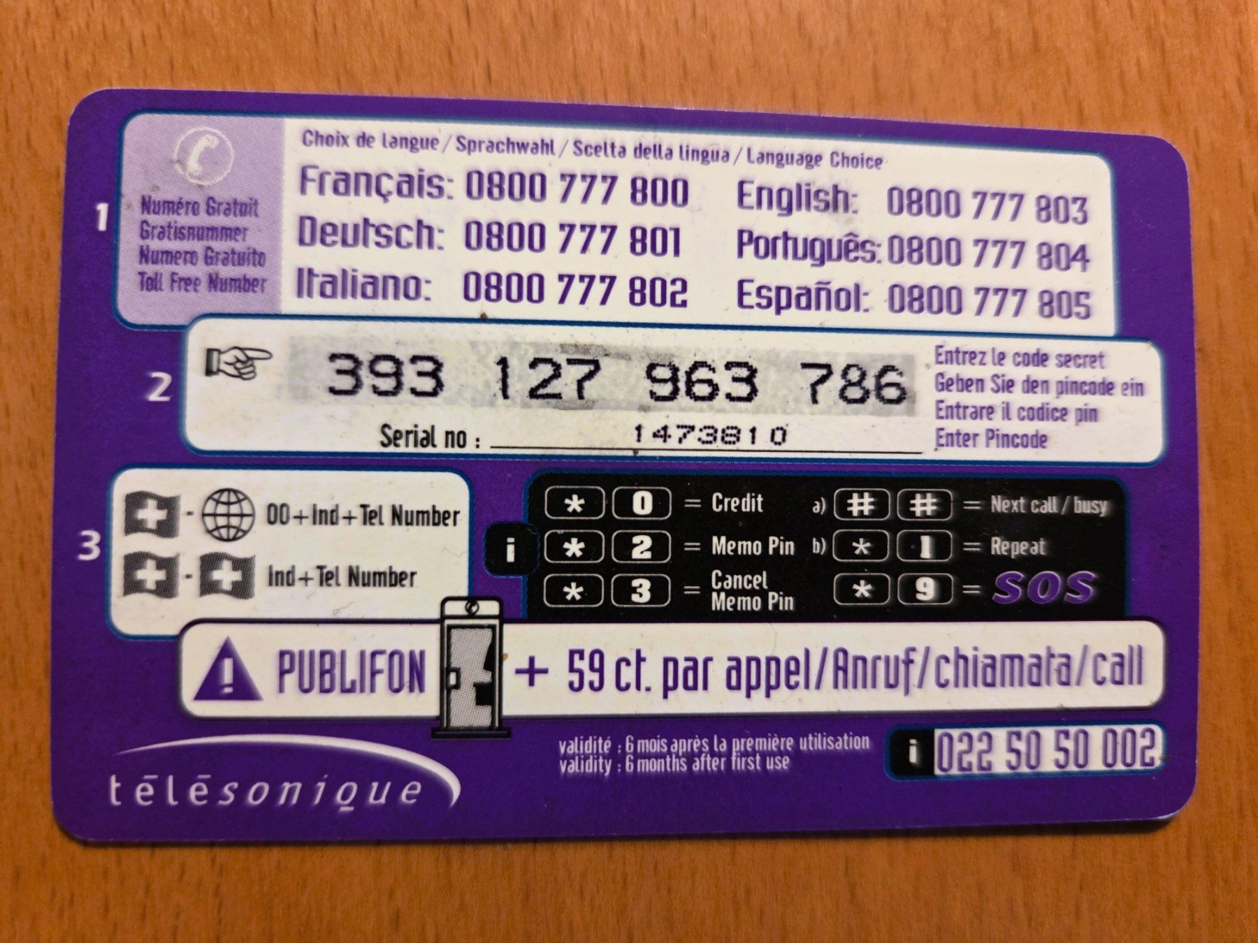 Schede telefoniche: PREPAID - SCHWEIZ – Usato da Brüttisellen venduto da Nighttrain 1