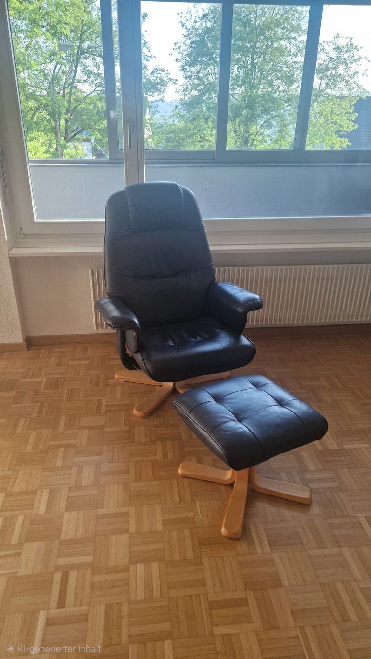 Sessel: Sessel dunkelblau – Gebraucht aus Zürich von Kaname_Madoka