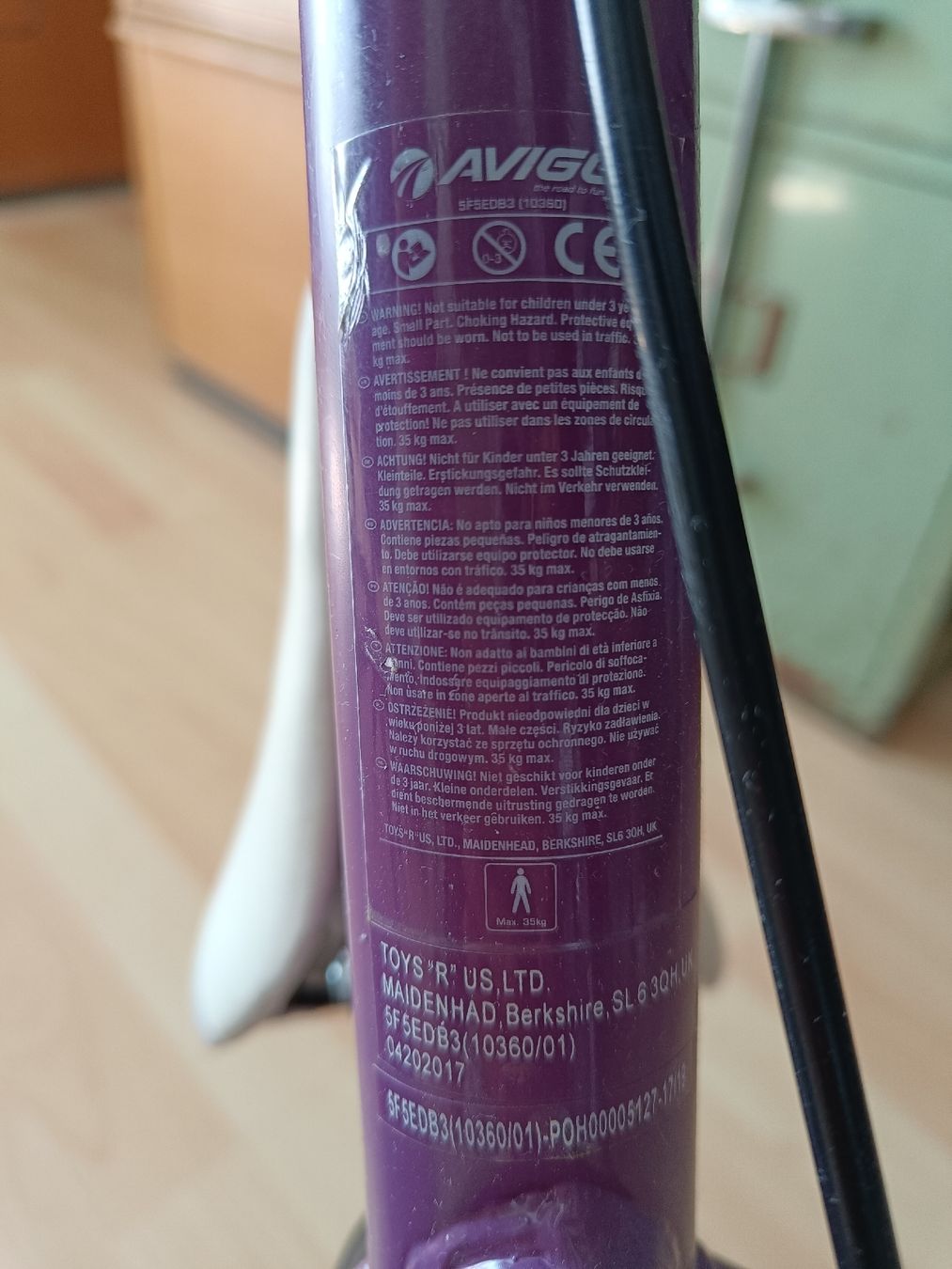 Veicoli per bambini: Kinder Laufrad lila/weiss – Usato da Arbon venduto da zaryberry 3