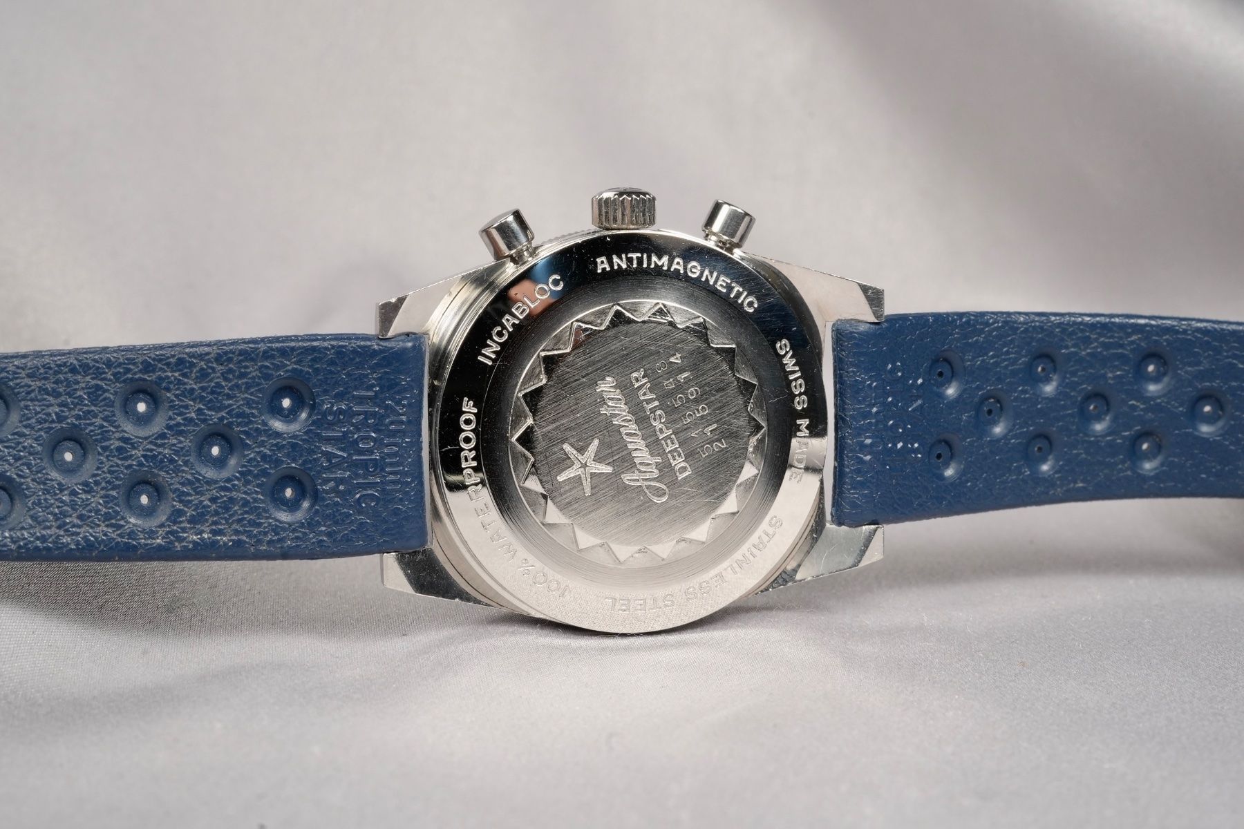 Aquastar Orologi: Aquastar - Deepstar 10 Atm.Gen I Diver Chronograph – Usato da Morcote venduto da chronoservice 6