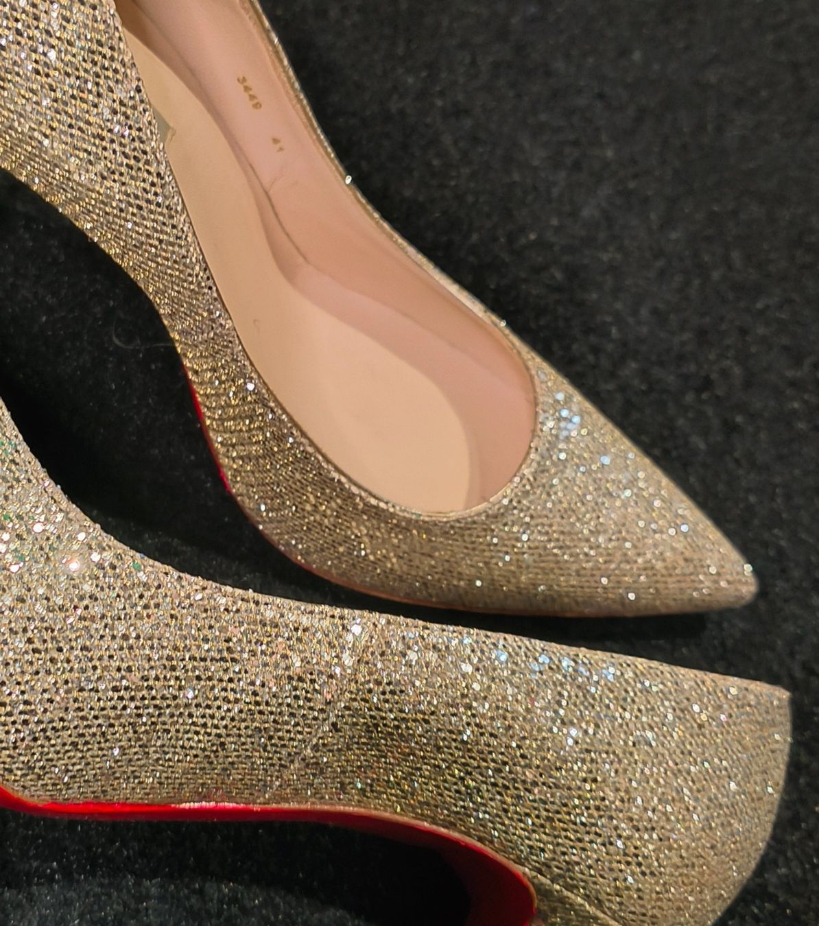 Damenschuhe: L.K. Bennett Glitzer Pumps Gr. 41 Vintage – Gebraucht aus Zürich von AlyaaG 3