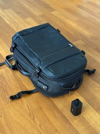 Rucksack mit Vakuum-Fach