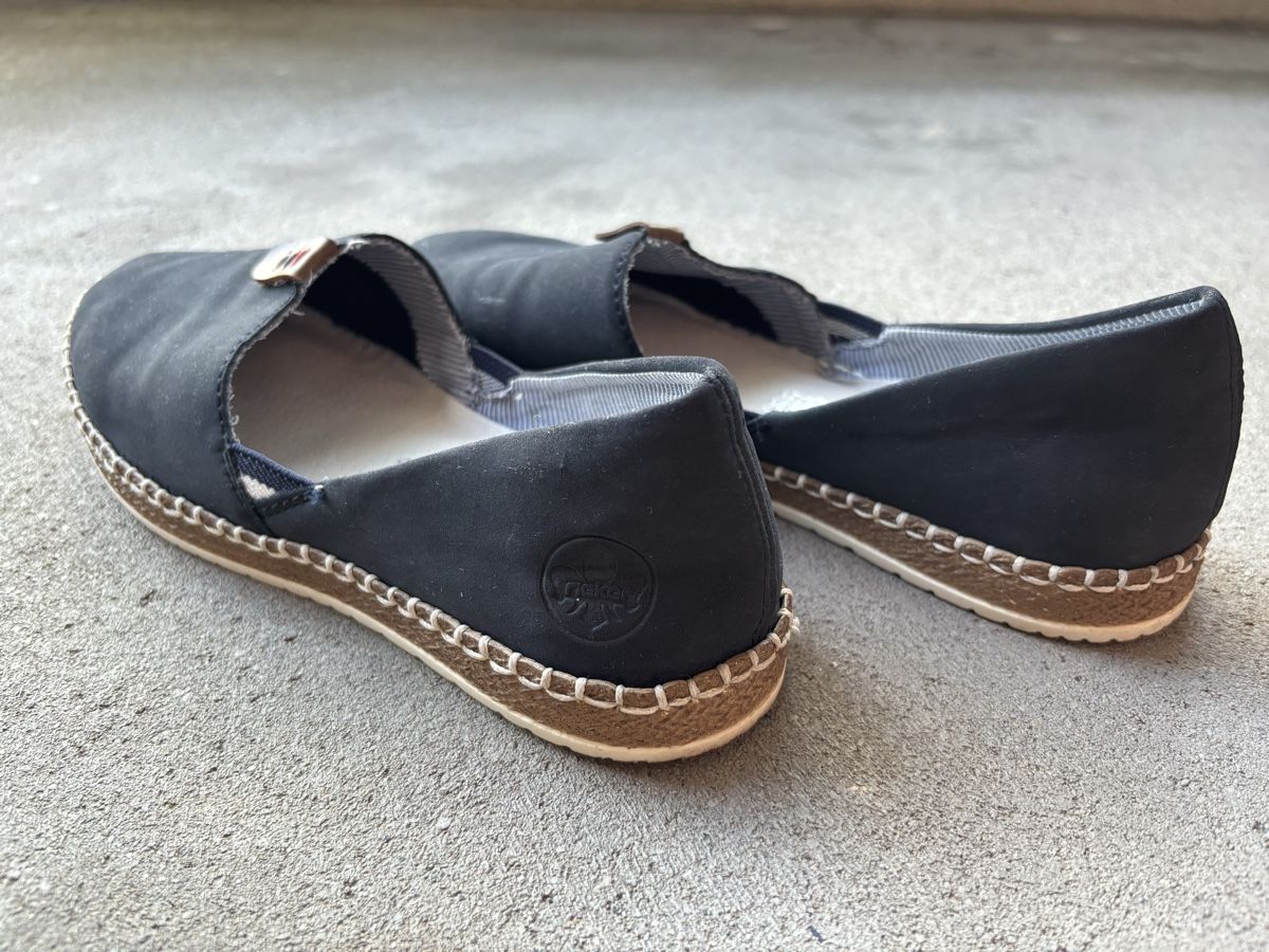 Rieker Scarpe da donna: Rieker Damen Espadrilles, Grösse 37 – Nuovo (secondo la descrizione) da Glattpark(Opfikon) venduto da Mrs.R0bins0n 1