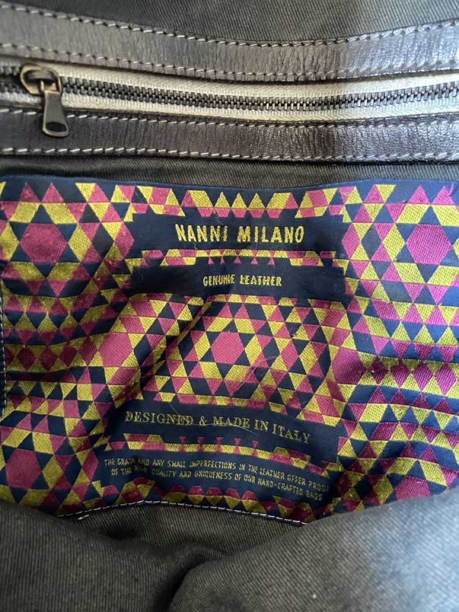 Borse da donna: Lederhandtasche, Nanni Milano – Nuovo (secondo la descrizione) da Biberstein venduto da koempossible 1