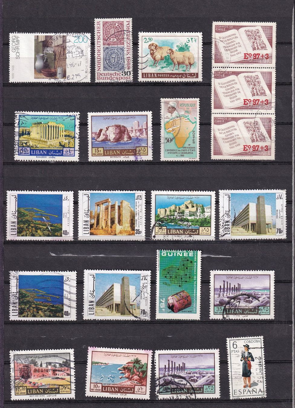 Alle Briefmarken: LOT  Divers Pays oblitérés – Gebraucht aus Nyon von an54 2