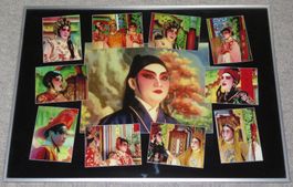 Fotos - Chinesische Theateraufführung 1988, in Wechselrahmen