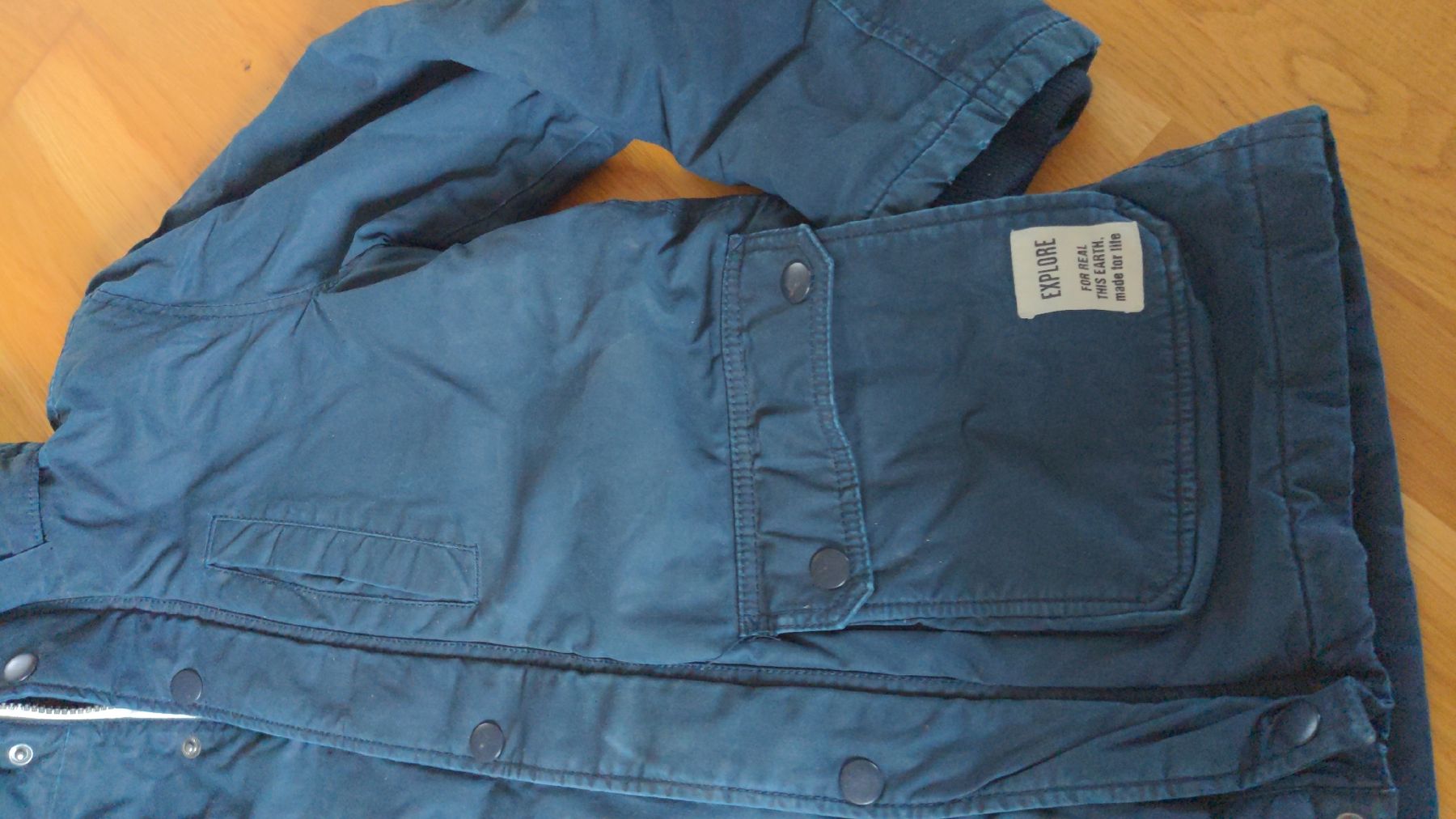 Jacken & Mäntel: Winterjacke Blau H&M Gr.152 – Gebraucht aus Sutz von Rawypp 1