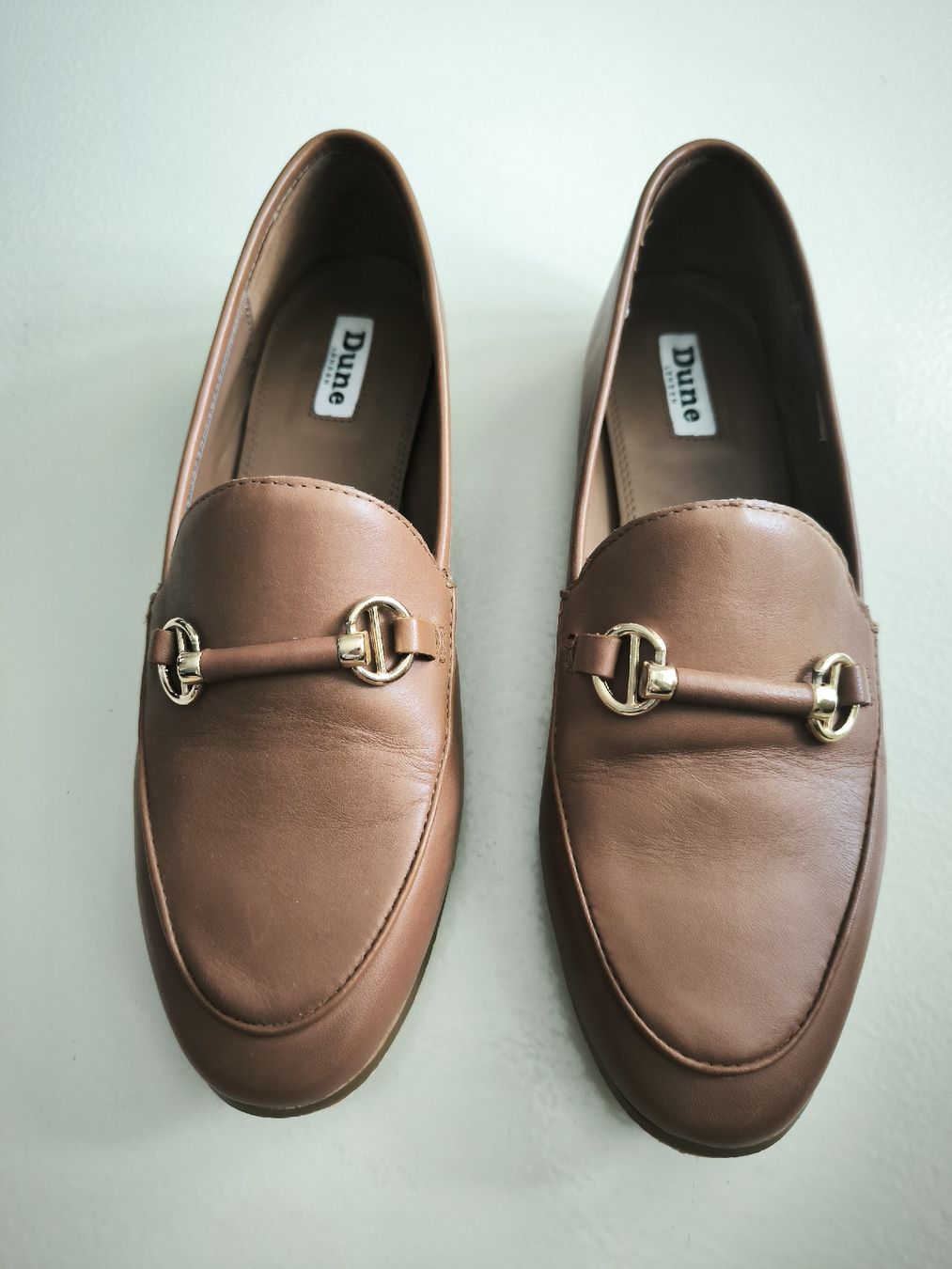 Dune London Scarpe da donna: Dune London Lederslipper, hellbraun, Größe 39 – Usato da Wallisellen venduto da C_DM