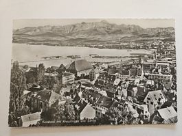 Carte postale Konstanz Kreuzlingen Säntis écrite 1959