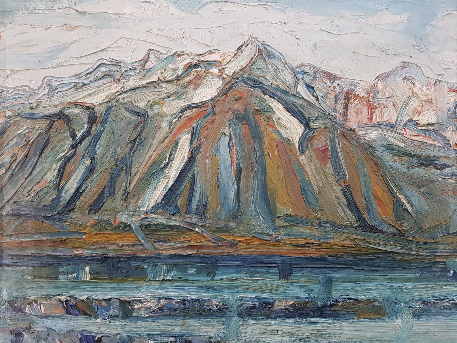 Dipinti: Gemälde Bergblick – Usato da Suhr venduto da Restwert_Suhr 4