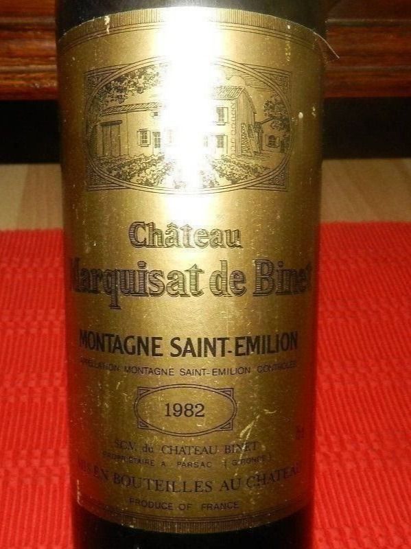 Vino: Château Marquisat de Binet 1982er – Nuovo (secondo la descrizione) da Emmenbrücke venduto da Ulisse-22 1