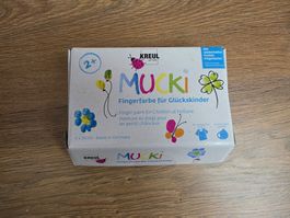 MUCKI Fingerfarben 6x 50ml auswaschbar 2+