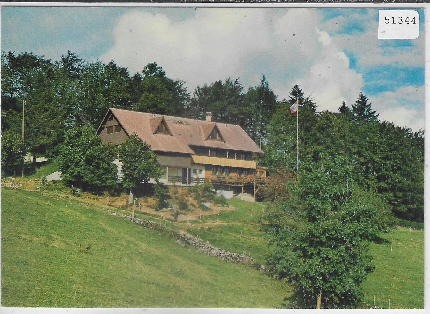 Cartoline postali: Jungscharhaus Brunnersberg - Mümliswil – Usato da Ettingen venduto da Kartenplanet