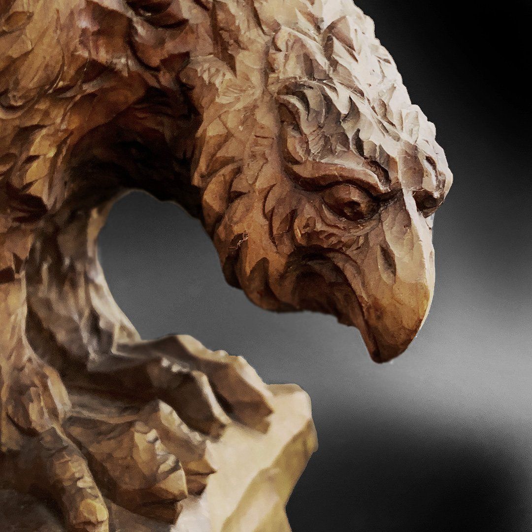 Sculture & Statue: Imposanter geschnitzter Brienzer Adler – Usato da Luzern venduto da Eukalyptus 1