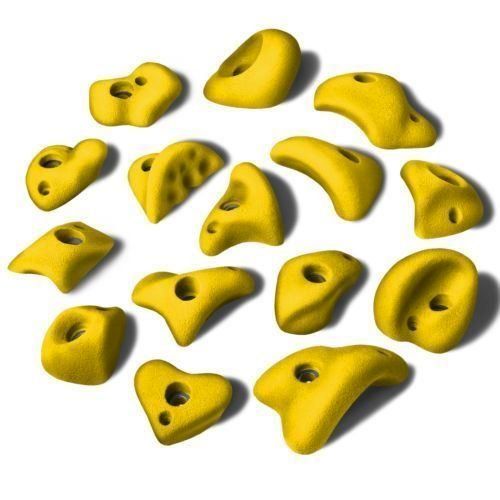 Attrezzatura da arrampicata: ALPIDEX 15 M / L Klettergriffe YELLOW – Nuovo e nell'imballaggio originale da Bottighofen venduto da zaap