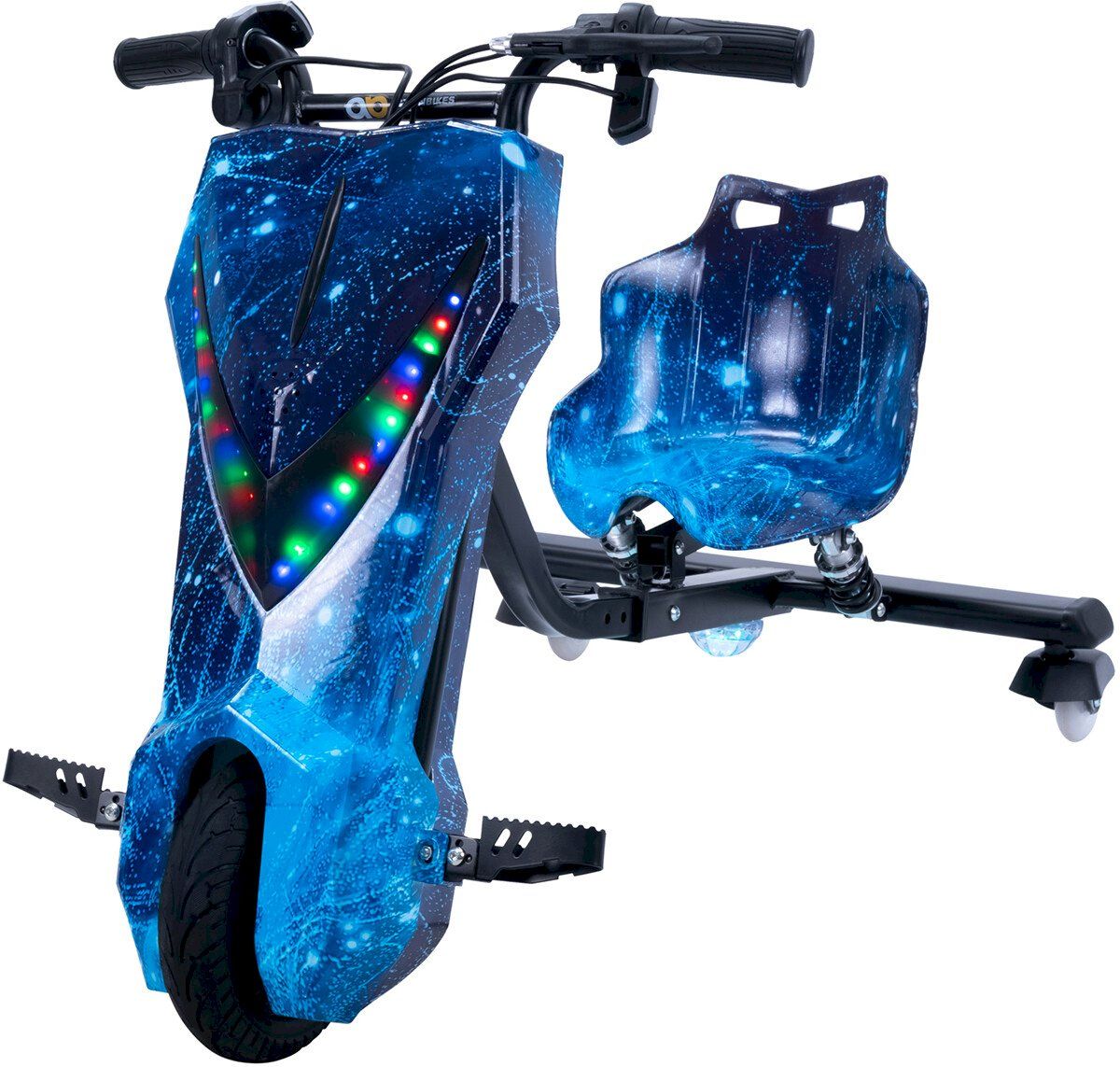 Véhicules pour enfants: Elektro-Drift-Trike Space Blue – Neuf avec emballage d'origine à Bottighofen par zaap